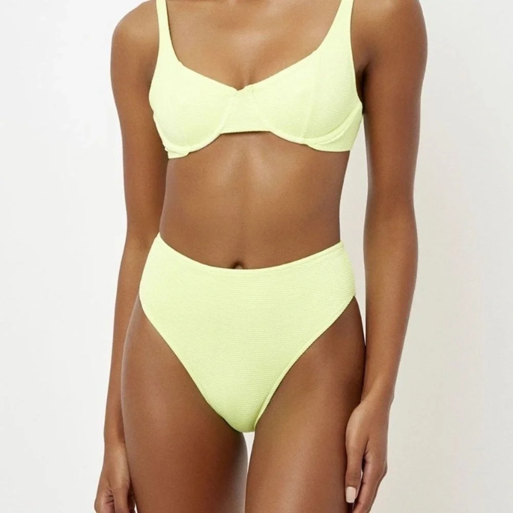 NWOT Frankie’s bikinis Sundance neon underwire bikini top 1702